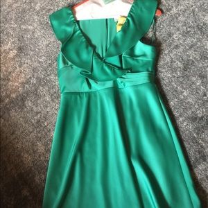 J Crew teal dress 8P